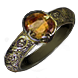 Corpse Nail Topaz Ring