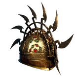 Black Sun Crest, Lacquered Helmet