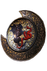 Daresso's Courage, Baroque Round Shield