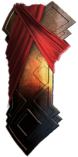 Redblade Banner, Painted Tower Shield